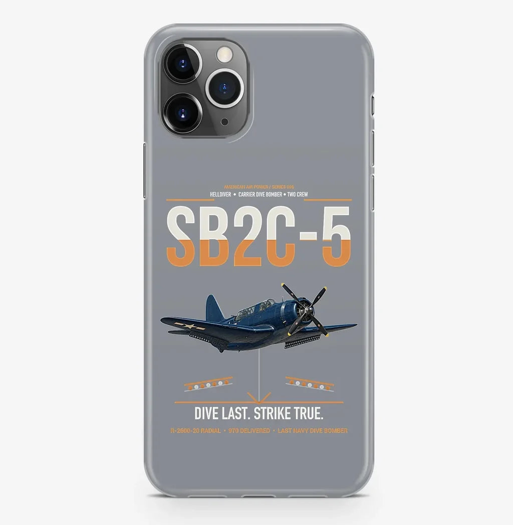 SB2C-5 Helldiver design on gray magsafe iphone case, for iPhone Pro Max