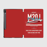 Thumbnail for Mooney M20J 201 design on red samsung tablet tablet case