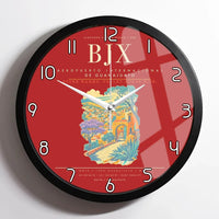 Thumbnail for Aeropuerto Internacional de Guanajuato BJX Wall-Clock Framed - Red