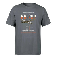Thumbnail for KB-29P SUPERFORTRESS design on gray double-side t-shirt, single-side print