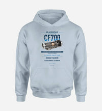Thumbnail for CF700 design on light blue hoodie single side