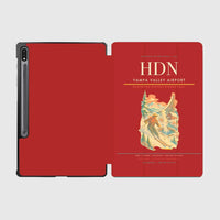 Thumbnail for Yampa Valley Airport (HDN) design on red samsung tablet tablet case