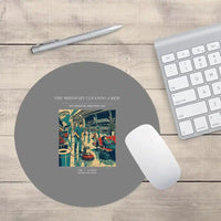 Thumbnail for VINTAGE G4378 - The Midnight Cleaning Crew - Designed Mouse Pads design on gray round