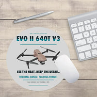Thumbnail for Autel EVO II Dual 640T V3 design on light gray round mouse pad