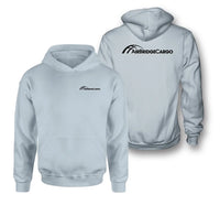 Thumbnail for AirBridgeCargo logo on light blue double side hoodie