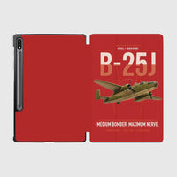 Thumbnail for B-25J Mitchell design on red samsung tablet tablet case