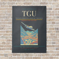 Thumbnail for Toncontín International Airport TGU — Tegucigalpa vertical canvas print - no frame - gray background