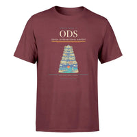 Thumbnail for Odesa Airport (ODS) Premium T-Shirt Dark Red