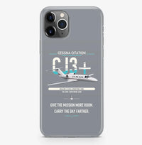 Thumbnail for Cessna Citation CJ3+ design on gray magsafe iphone case, for iPhone Pro Max