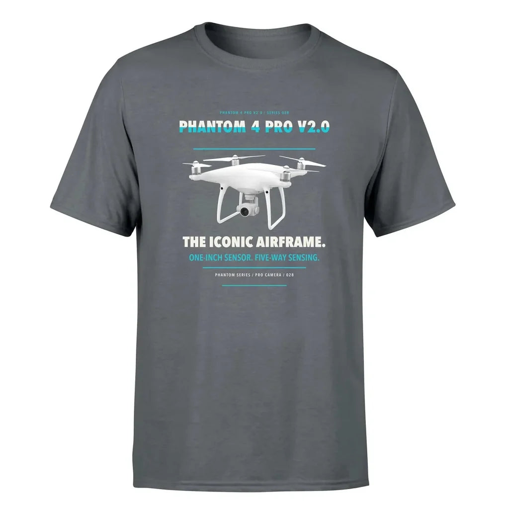 DJI Phantom 4 Pro V2.0 design on gray single side