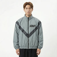 Thumbnail for School Uniform Speed dry Jacket Loose Reflective Pilot Couple aviation design printed on padded shell with classic pilot styl.