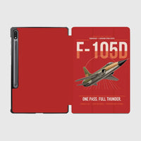 Thumbnail for F-105D Thunderchief design on red samsung tablet tablet case