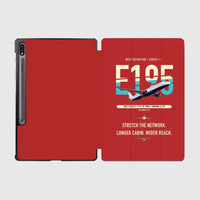Thumbnail for Embraer E195 design on red samsung tablet tablet case