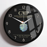 Thumbnail for Gimpo International Airport GMP Wall-Clock Framed - Black