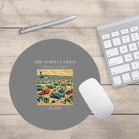 Thumbnail for VINTAGE G4539 - The Surplus Field - Designed Mouse Pads design on gray round