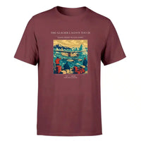 Thumbnail for VINTAGE G4349 - The Glacier Lagoon Touch - Premium T-Shirt design on darkred premium t shirt