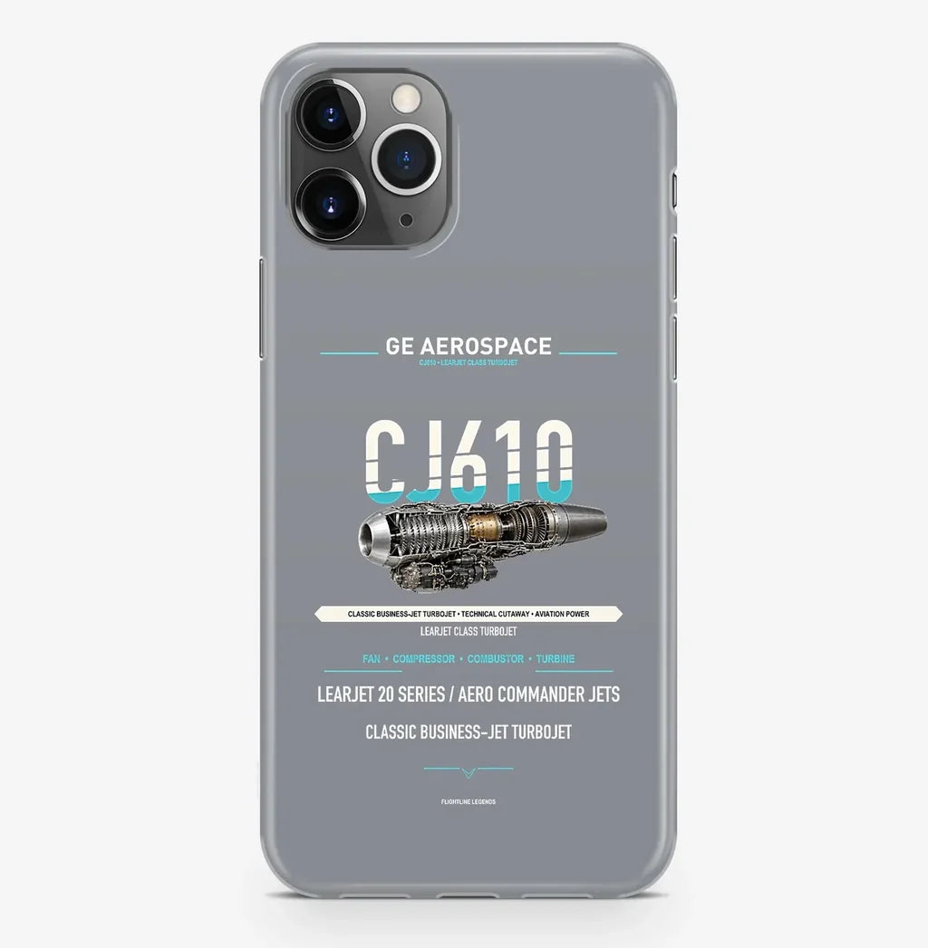 CJ610 Case ProMax design on gray iphone case promax