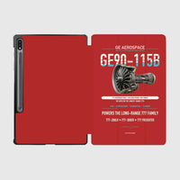 Thumbnail for GE90-115B design on red samsung tablet tablet case