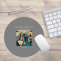 Thumbnail for VINTAGE G4467 - The Wide Cabin Mockup - Designed Mouse Pads design on gray round