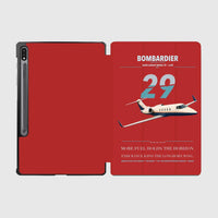 Thumbnail for Bombardier Learjet 29 design on red samsung tablet tablet case