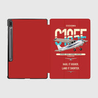 Thumbnail for Cessna A185F Skywagon design on red samsung tablet tablet case