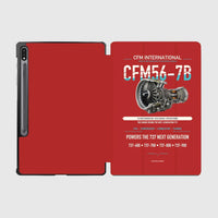 Thumbnail for CFM56-7B design on red samsung tablet tablet case