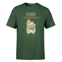 Thumbnail for Are Ostersund Airport (OSD) T-Shirt single-side front print in Dark Green | are-ostersund-airport-osd-double-side-t-shirt