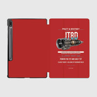Thumbnail for JT8D design on red samsung tablet tablet case