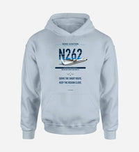 Thumbnail for Nord 262A design on light blue hoodie single side