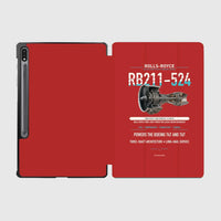 Thumbnail for RB211-524 design on red samsung tablet tablet case