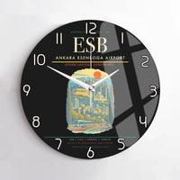 Thumbnail for Ankara Esenboga Airport ESB Wall-Clock No-Frame - Black