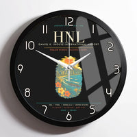 Thumbnail for Honolulu Daniel K. Inouye International Airport HNL Wall-Clock Framed - Black