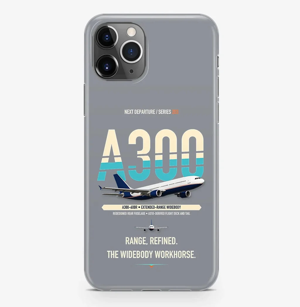 Airbus A300-600R Case ProMax design on gray iphone case promax