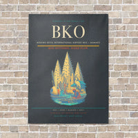 Thumbnail for Modibo Keita International Airport BKO — Bamako vertical canvas print - no frame - gray background