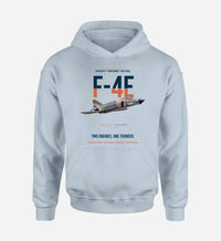 Thumbnail for F-4E PHANTOM II design on light blue hoodie single side