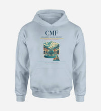 Thumbnail for Chambéry-Savoie Airport (CMF) design on light blue hoodie single-side print