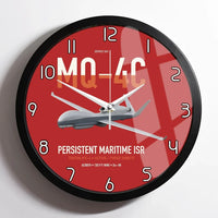 Thumbnail for MQ-4C Triton IFC-4 design on red framed wall clock