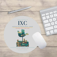 Thumbnail for Shaheed Bhagat Singh International Airport (IXC) design on light gray round mouse pad