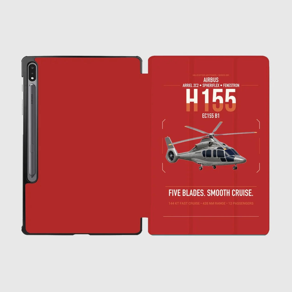 Airbus H155 EC155 B1 design on red samsung tablet tablet case