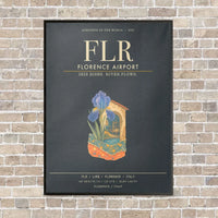 Thumbnail for Florence Airport FLR - Canvas Framed - Gray