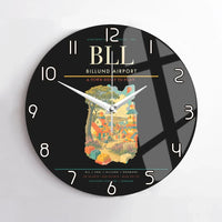 Thumbnail for Billund Airport BLL Wall-Clock No-Frame - Black