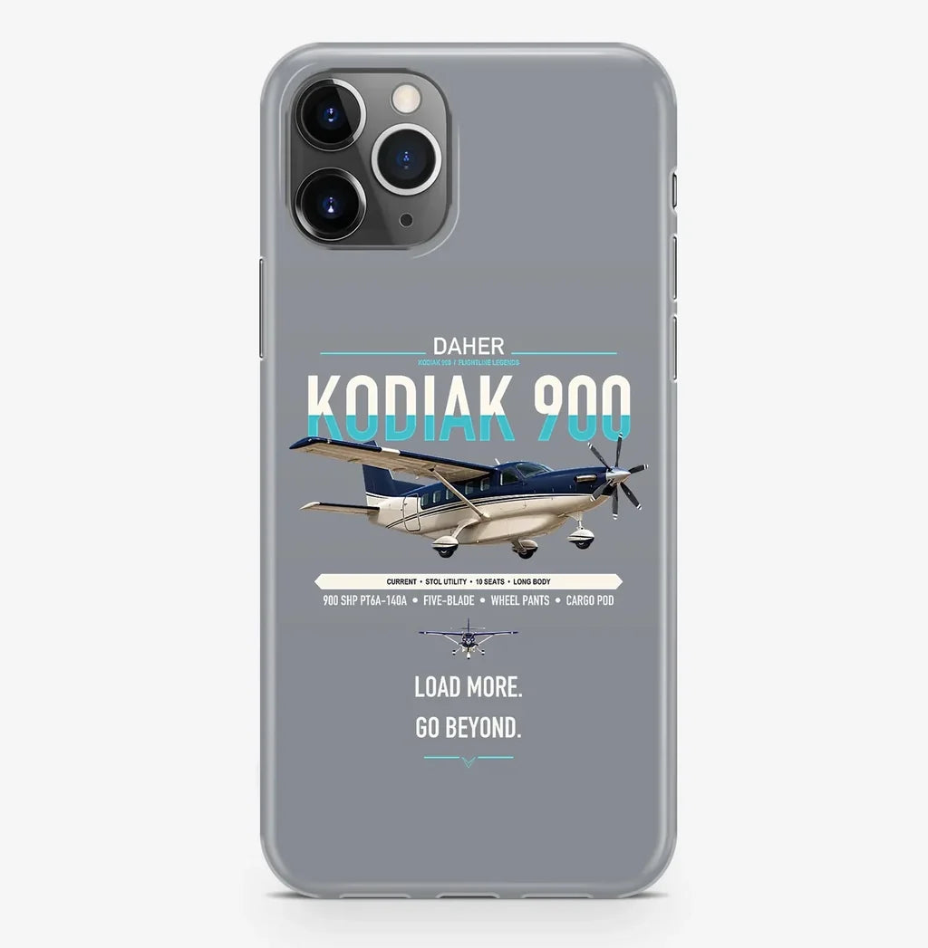 Daher Kodiak 900 design on gray magsafe iphone case, for iPhone Pro Max