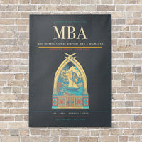 Thumbnail for Moi International Airport MBA — Mombasa vertical canvas print - no frame - gray background