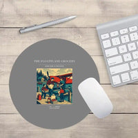 Thumbnail for VINTAGE G4286 - The Floatplane Grocery - Designed Mouse Pads design on gray round
