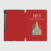Thumbnail for Phu Bai International Airport (HUI) design on red samsung tablet tablet case