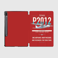 Thumbnail for Tecnam P2012 Traveller design on red samsung tablet tablet case