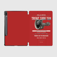 Thumbnail for TRENT 1000 TEN design on red samsung tablet tablet case