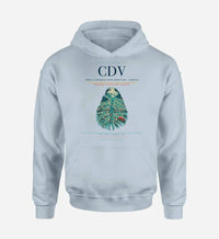 Thumbnail for Merle K. (Mudhole) Smith Airport (CDV) design on light blue hoodie single-side print