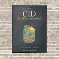 Thumbnail for The Eastern Iowa Airport CID - Canvas Framed - Gray