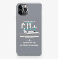 Thumbnail for Cessna Citation CJ1+ design on gray magsafe iphone case, for iPhone Pro Max